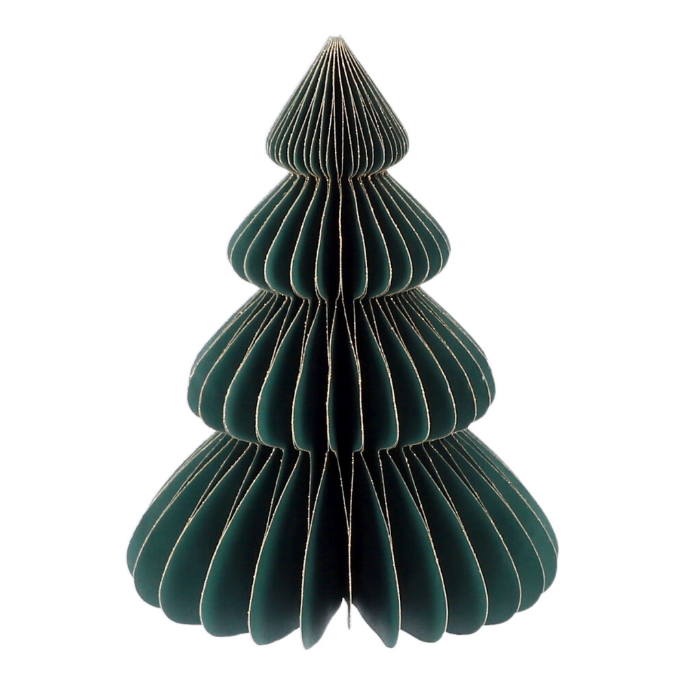 Christbaum aus Papier - Flasche, Höhe: 20 cm