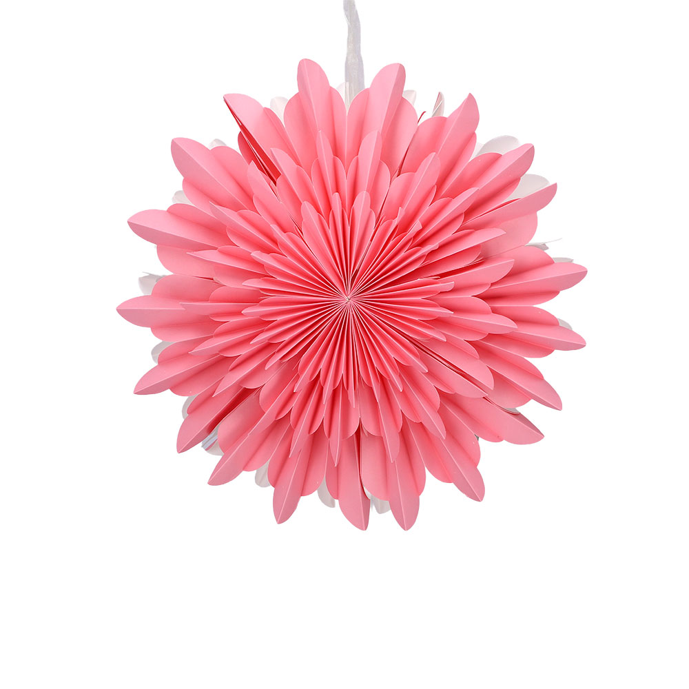 Hängedekoration aus Papier - Rose, Größe: 40 x 40 cm