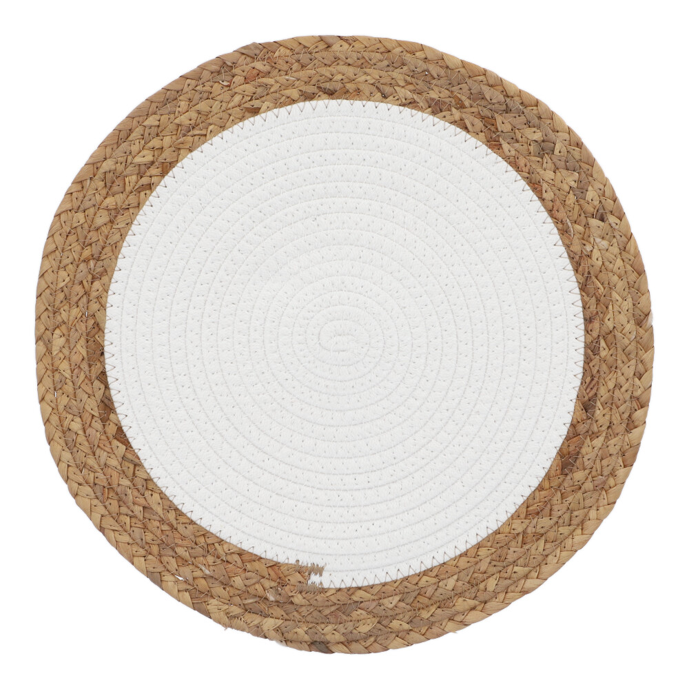 Tischset nachhaltig - Natur, Rund: 38 x 38 cm