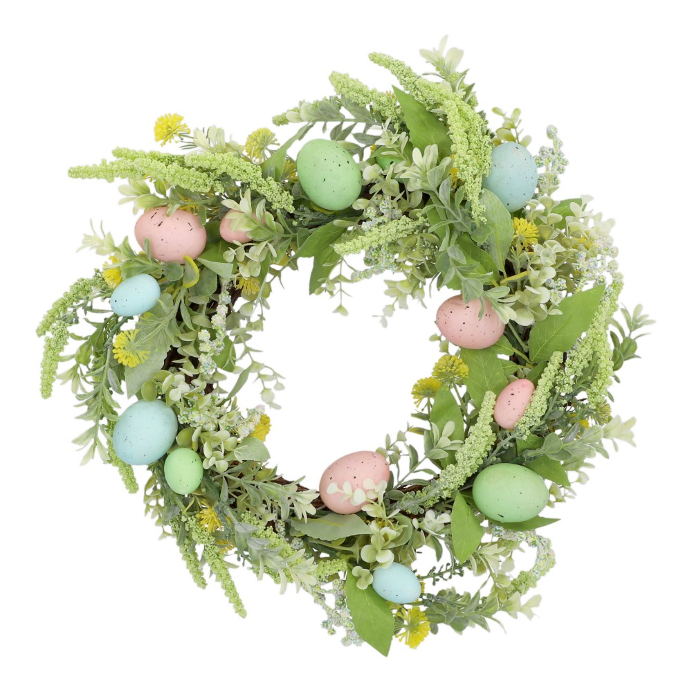 Deko-Kranz 40 cm - Rose, Rund: 40 x 40 cm