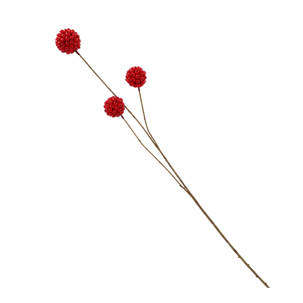 Kugelbeere rot, ca. 81 cm - Kupferrot, Höhe: 81 cm