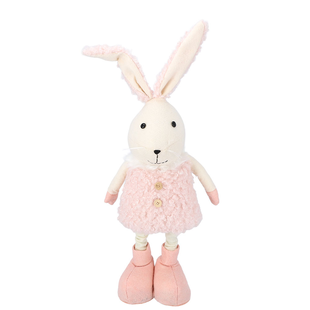 Hase mit Teleskop-Beinen - Rose, Größe: 30 x 70 cm