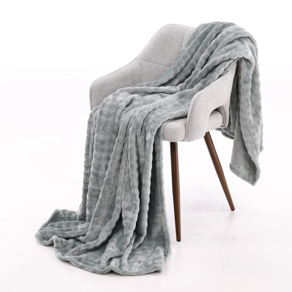 Wohndecke "Bubble" - Resedagrün, Größe: 140 x 200 cm