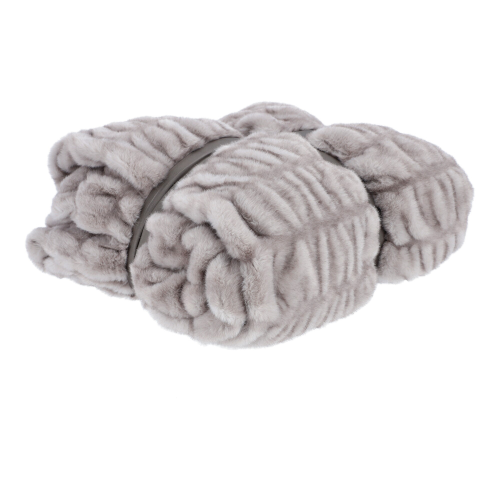 REITER Webpelzdecke "Luxury" - Telegrau, Größe: 140 x 200 cm