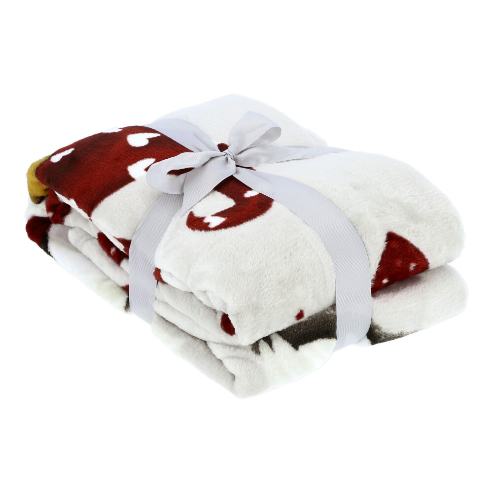 Wohndecke "Wichtel" - Koralle, Größe: 140 x 200 cm