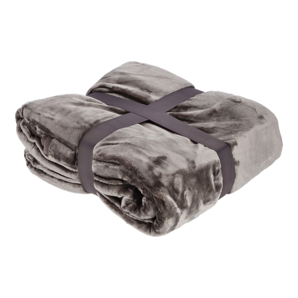 Wohndecke "Cashmeretouch XL" - Grau, Größe: 220 x 240 cm