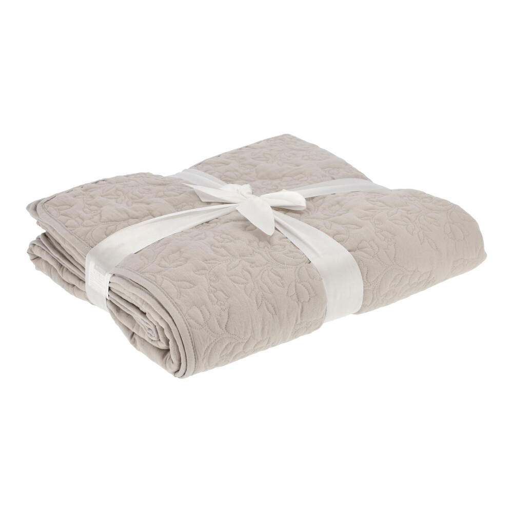 Tagesdecke für Einzelbett - Sand, Größe: 140 x 250 cm