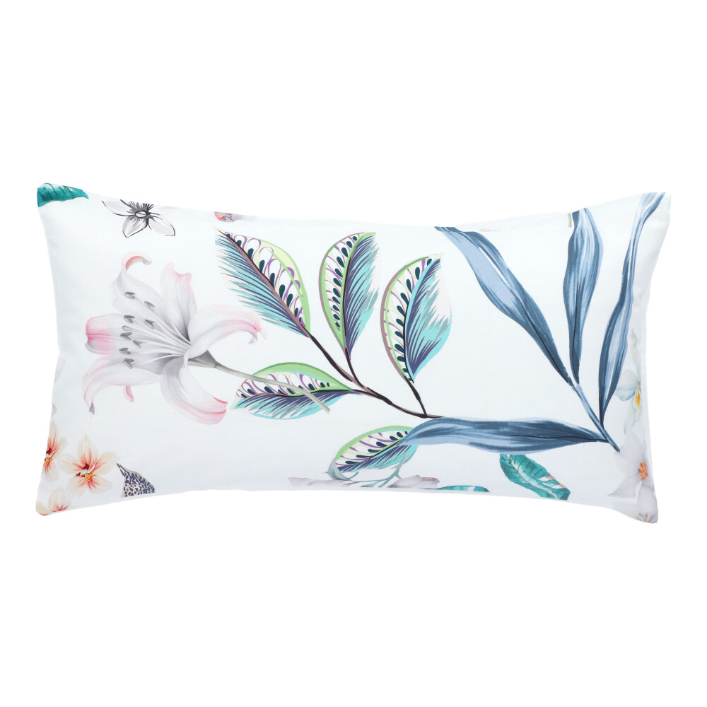 Satin Bettwäsche - Grünblau, Größe: 40 x 80 cm