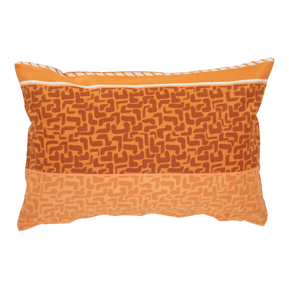 Satin Kissenbezug - Orange, Größe: 40 x 60 cm