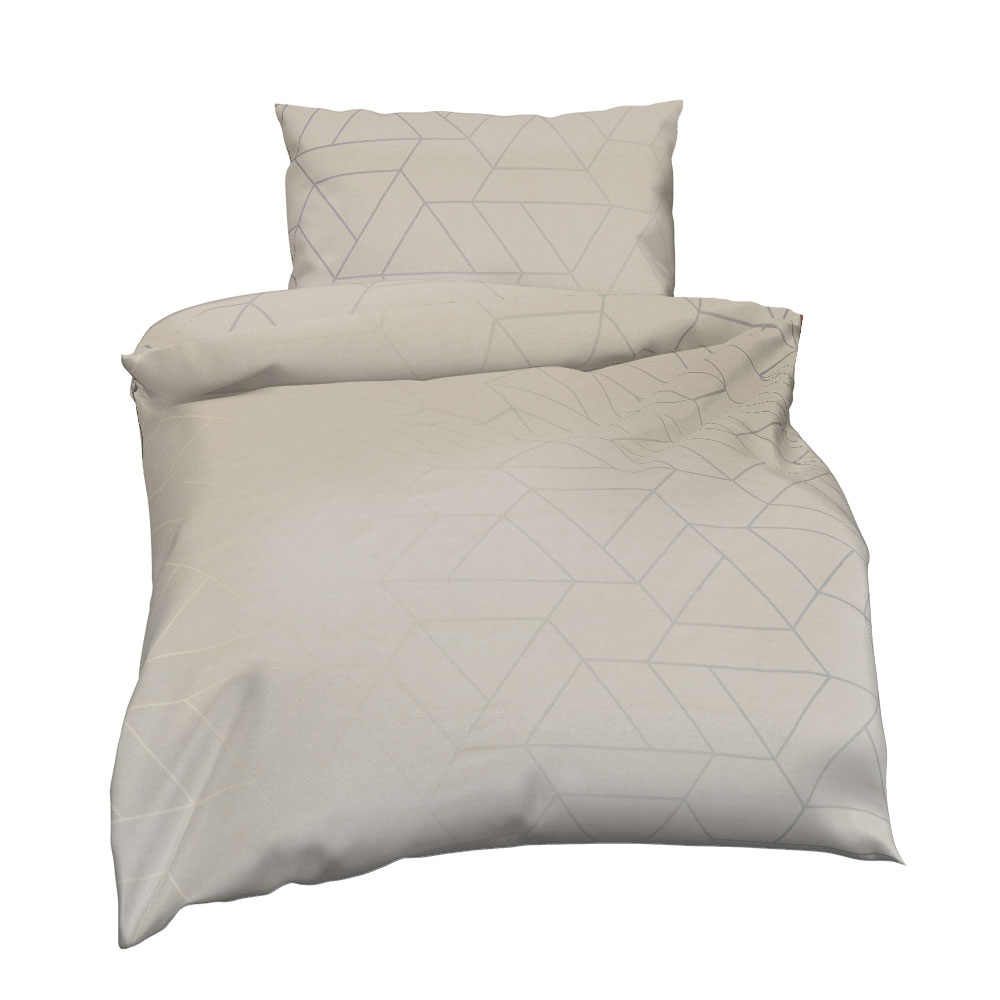 ESTELLA Flanell Bettwäsche - Beige, Größe: 140 x 200 cm