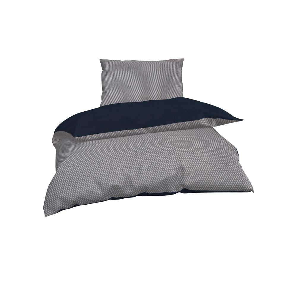 KAYORI BIO-Satin Bettwäsche - Hell Taube, Größe: 140 x 200 cm