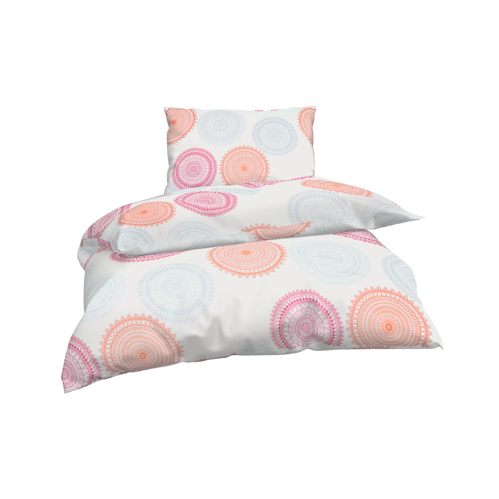 Renforce Bettwäsche - Violett, Größe: 140 x 200 cm