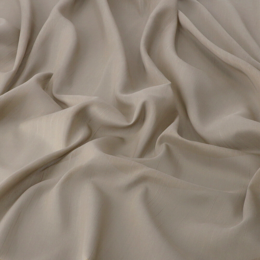 Store uni mit Effektgarn - Dunkel Beige, Höhe: 315 cm