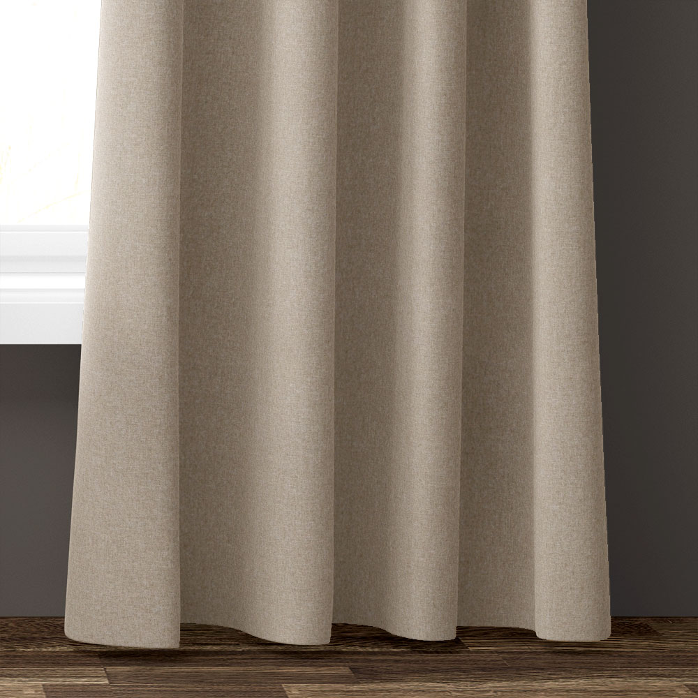 Verdunkelungsdekor 100% - Sand, Höhe: 300 cm