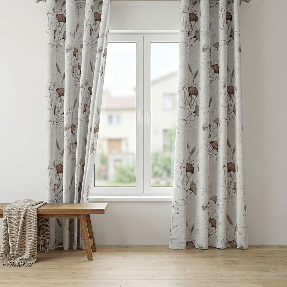 Leichter Dekostoff - Blassbraun, Breite: 145 cm