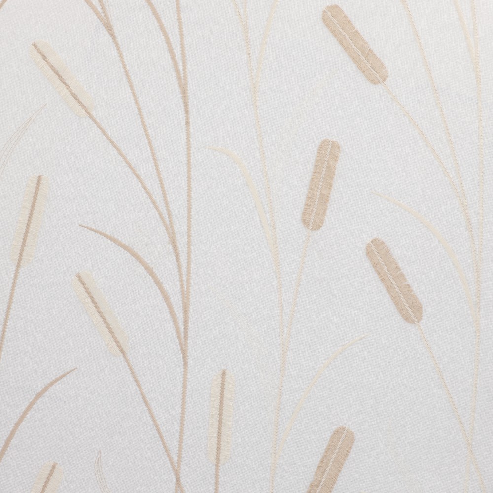 Store bestickt - Beige, Höhe: 275 cm