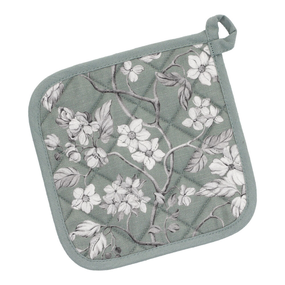 REITER Küchenhelfer "Floral" - Mint, Größe: 20 x 20 cm
