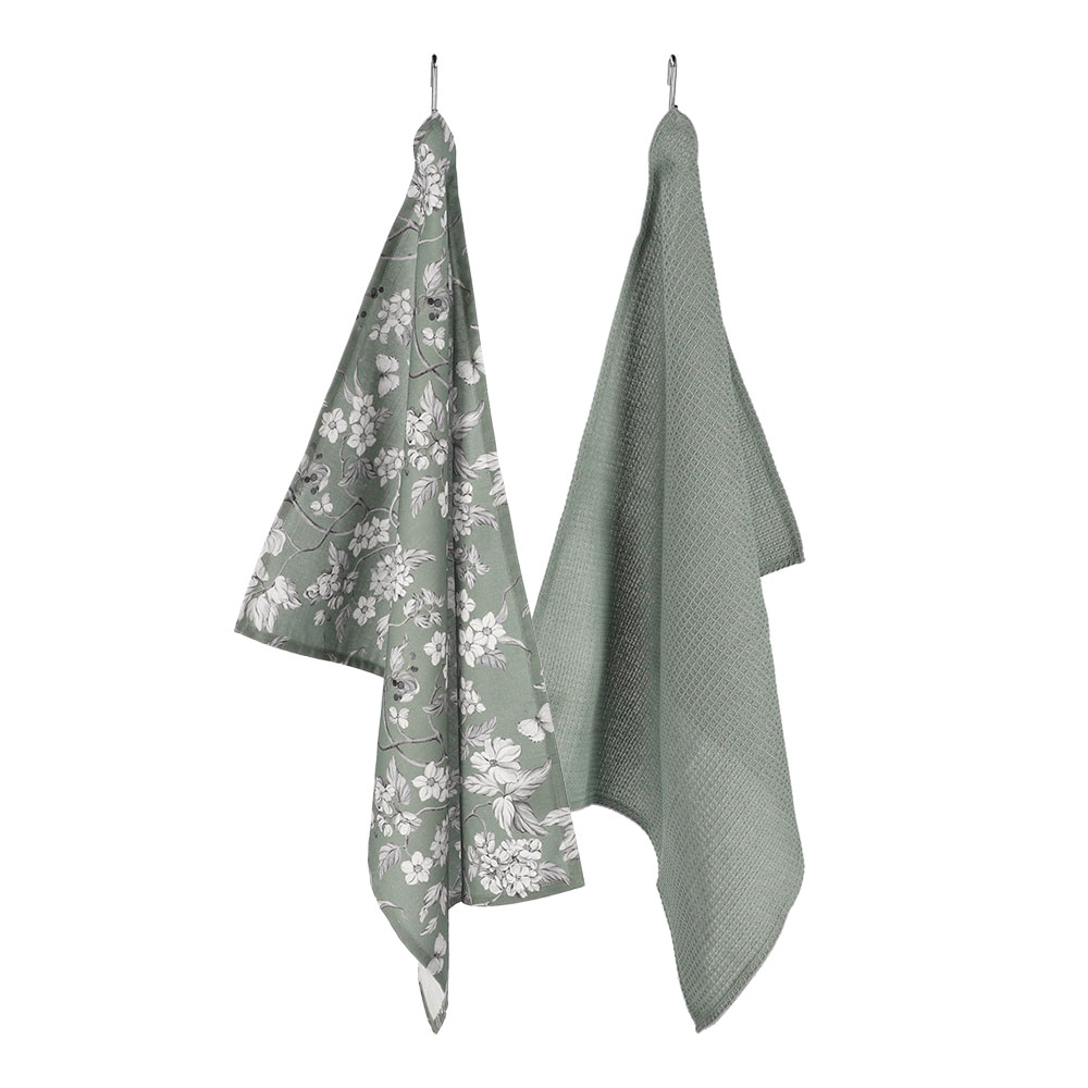 REITER Geschirrtuch 2er Set - Mint, Größe: 50 x 70 cm