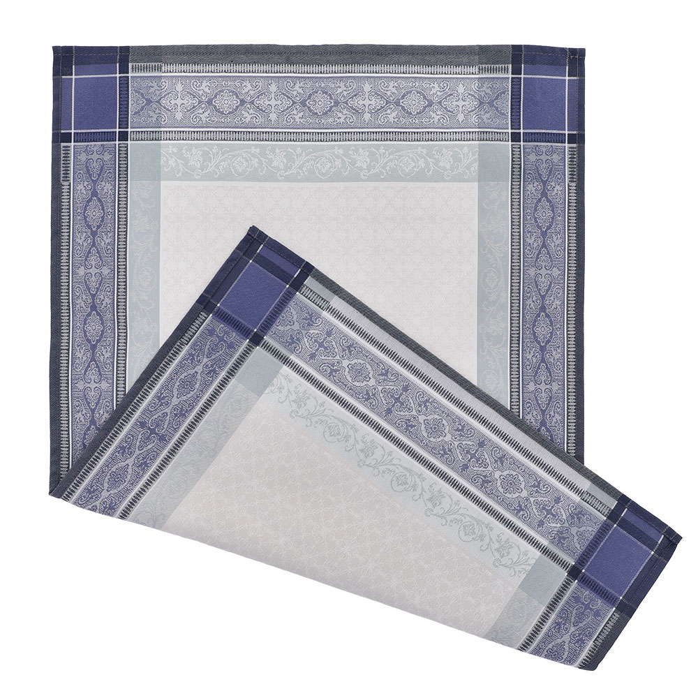 Geschirrtuch "Argento" - Azur, Größe: 50 x 70 cm