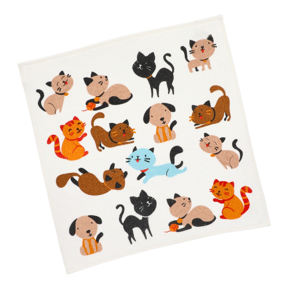 Geschirrtuch Frottee "Tiere" - Braun, Größe: 50 x 50 cm