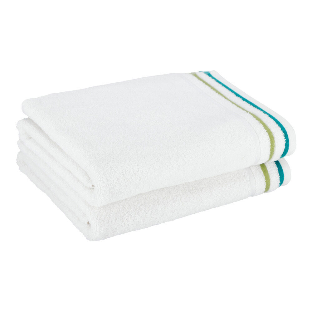 VOSSEN Duschtuch Dayglow - Weiß, Größe: 67 x 120 cm