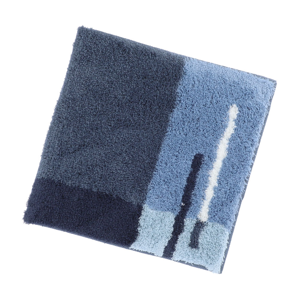 Bidet Vorleger Lynne - Mittel Blau, Größe: 50 x 50 cm