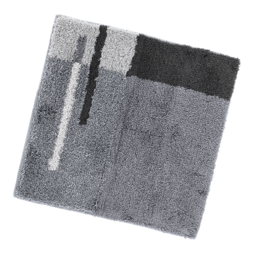 Bidet Vorleger Lynne - Grau, Größe: 50 x 50 cm
