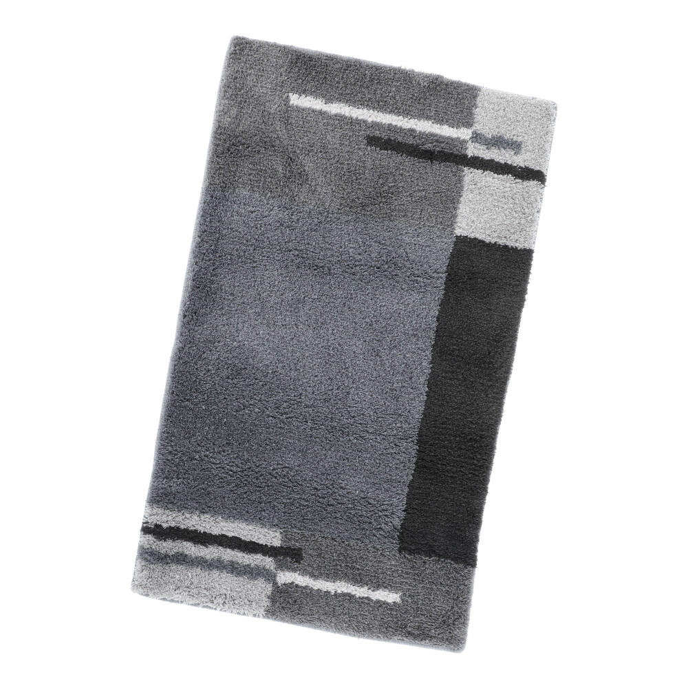 Badematte Lynne - Grau, Größe: 60 x 100 cm