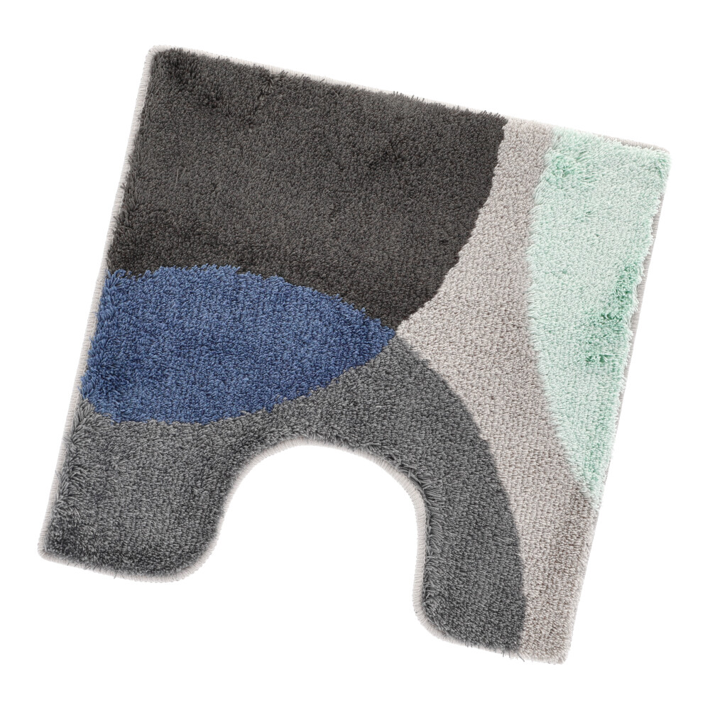 WC Vorleger Lima - Grünblau, Größe: 50 x 50 cm