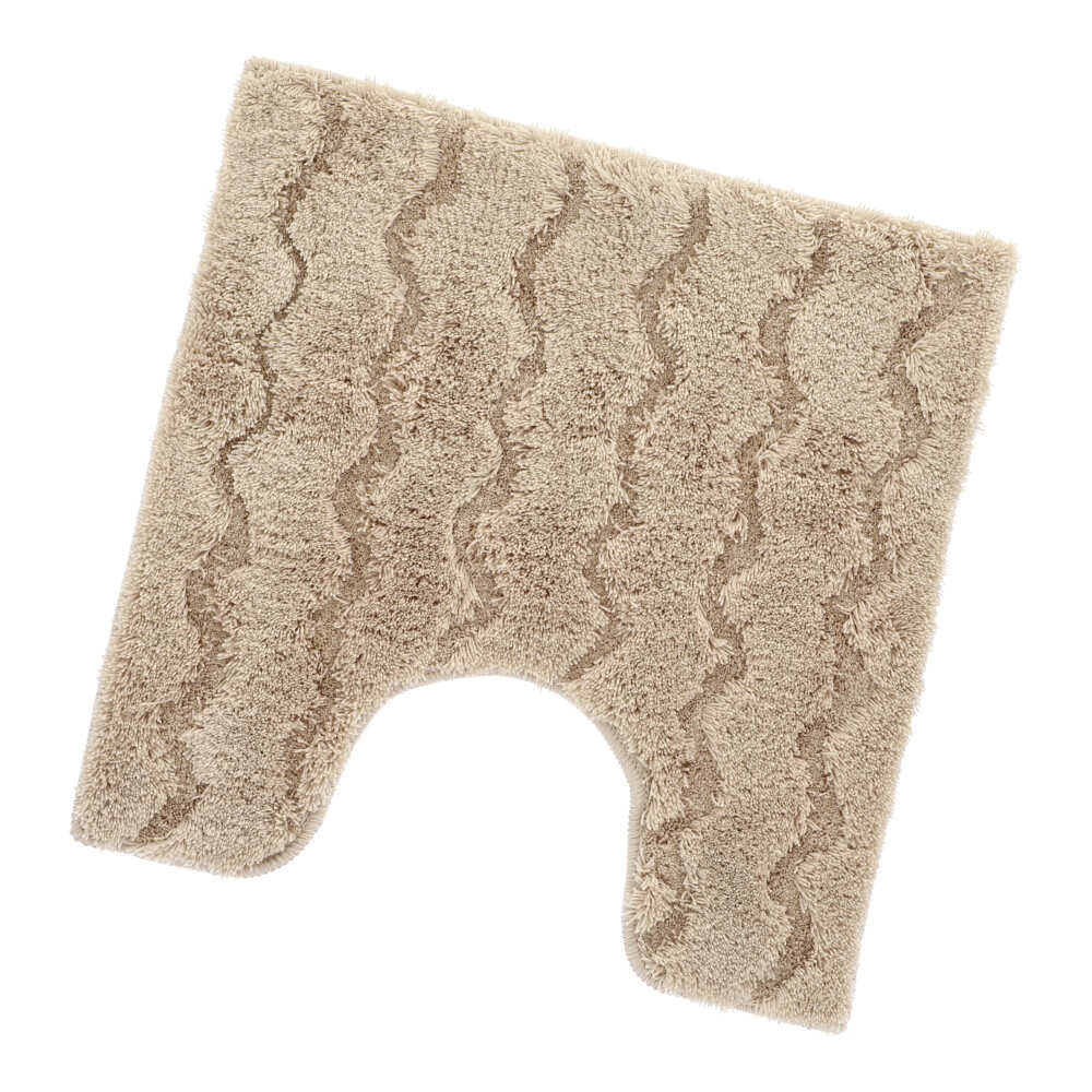 WC Vorleger Zickzack - Sand, Größe: 50 x 50 cm