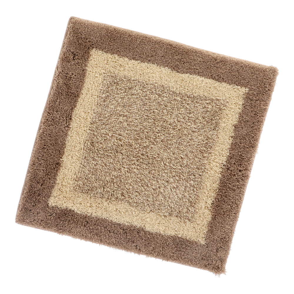 Bidetvorleger Masca - Dunkel Beige, Größe: 50 x 50 cm