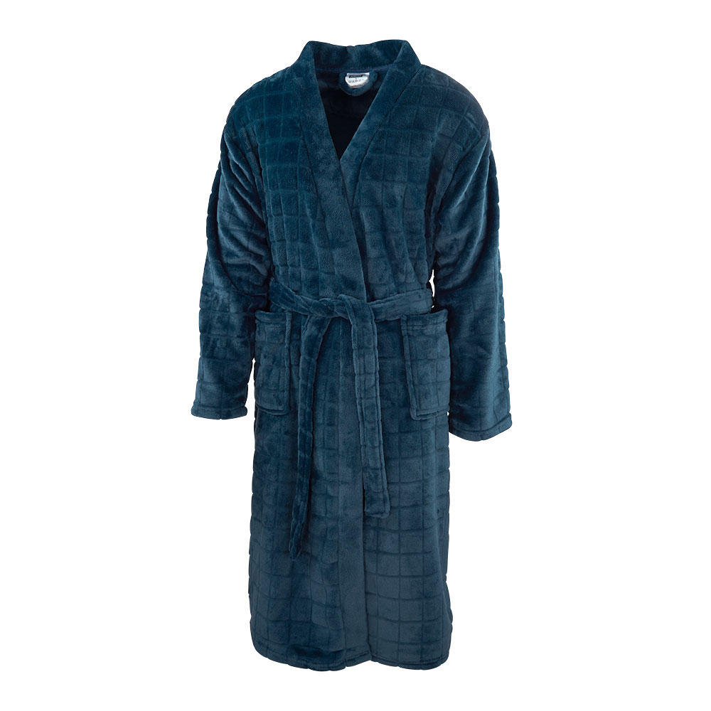 Herren Bademantel Harry - Large, Kobalt