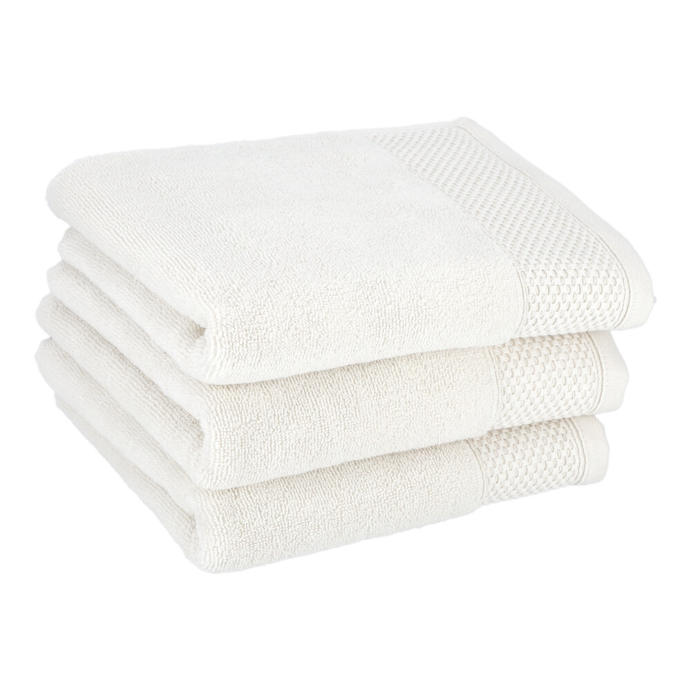 Handtuch Ellie - Perlweiss, Größe: 50 x 100 cm