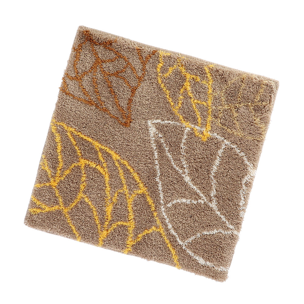 Bidetvorleger Leaves - Sand, Größe: 50 x 50 cm