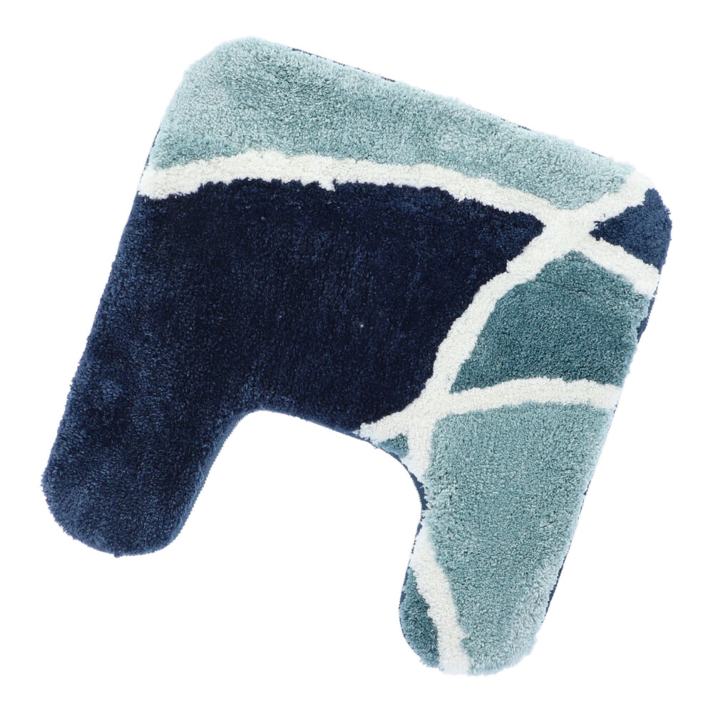 WC Vorleger - Dunkel Blau, Größe: 50 x 50 cm