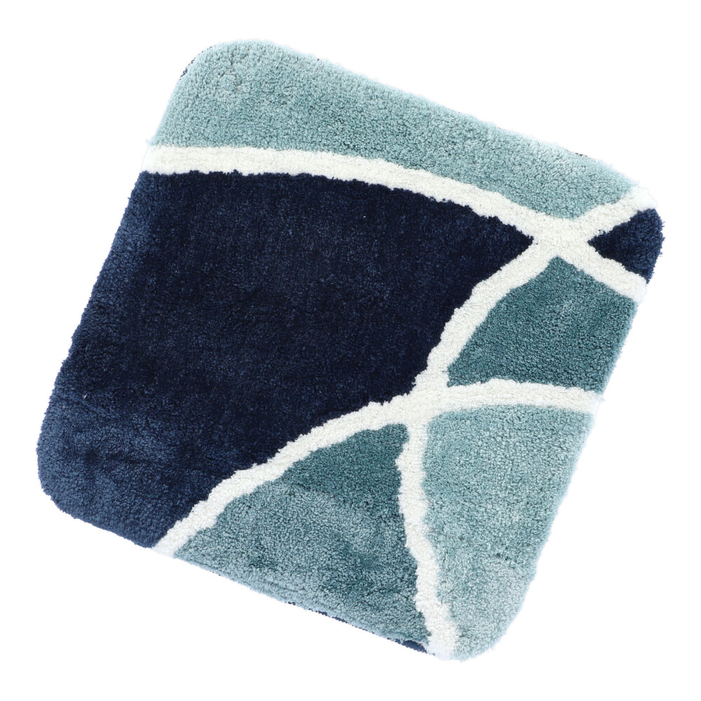 Bidet Vorleger - Dunkel Blau, Größe: 50 x 50 cm