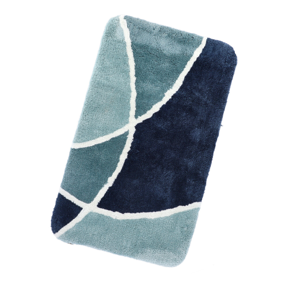 Badematte - Dunkel Blau, Größe: 60 x 100 cm