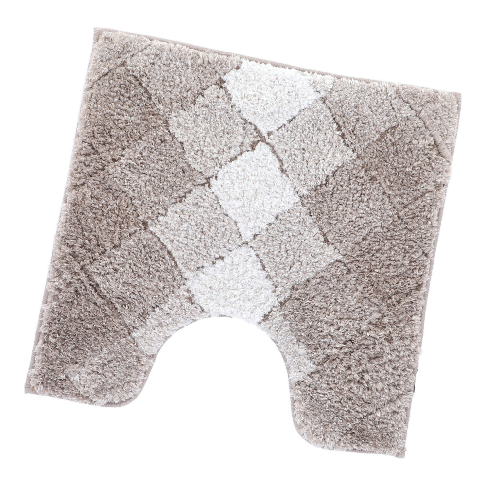 WC Vorleger Raute - Sand, Größe: 50 x 50 cm