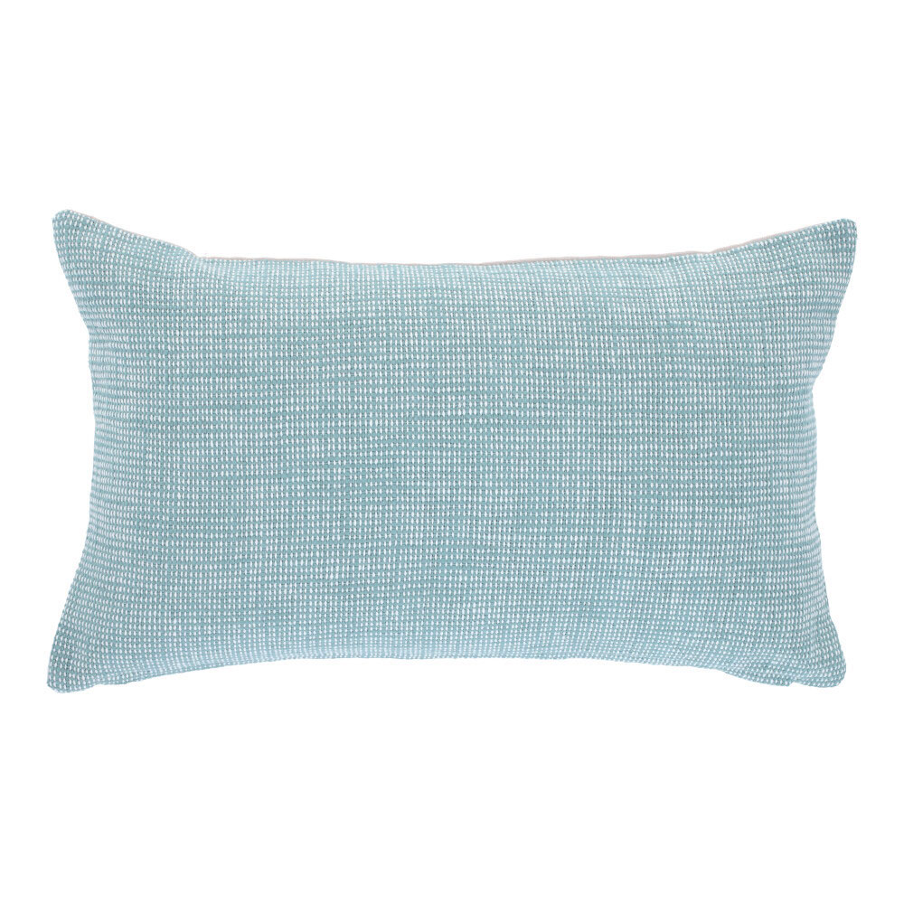 Zierkissenhülle "Texture" - Mittel Blau, Größe: 38 x 58 cm