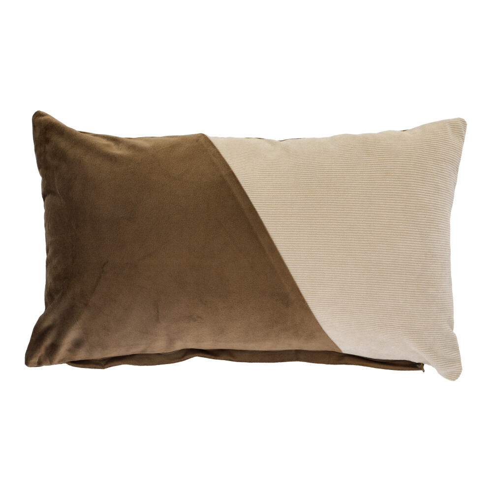 Zierkissenhülle ohne Füllung - Dunkel Beige, Größe: 30 x 50 cm