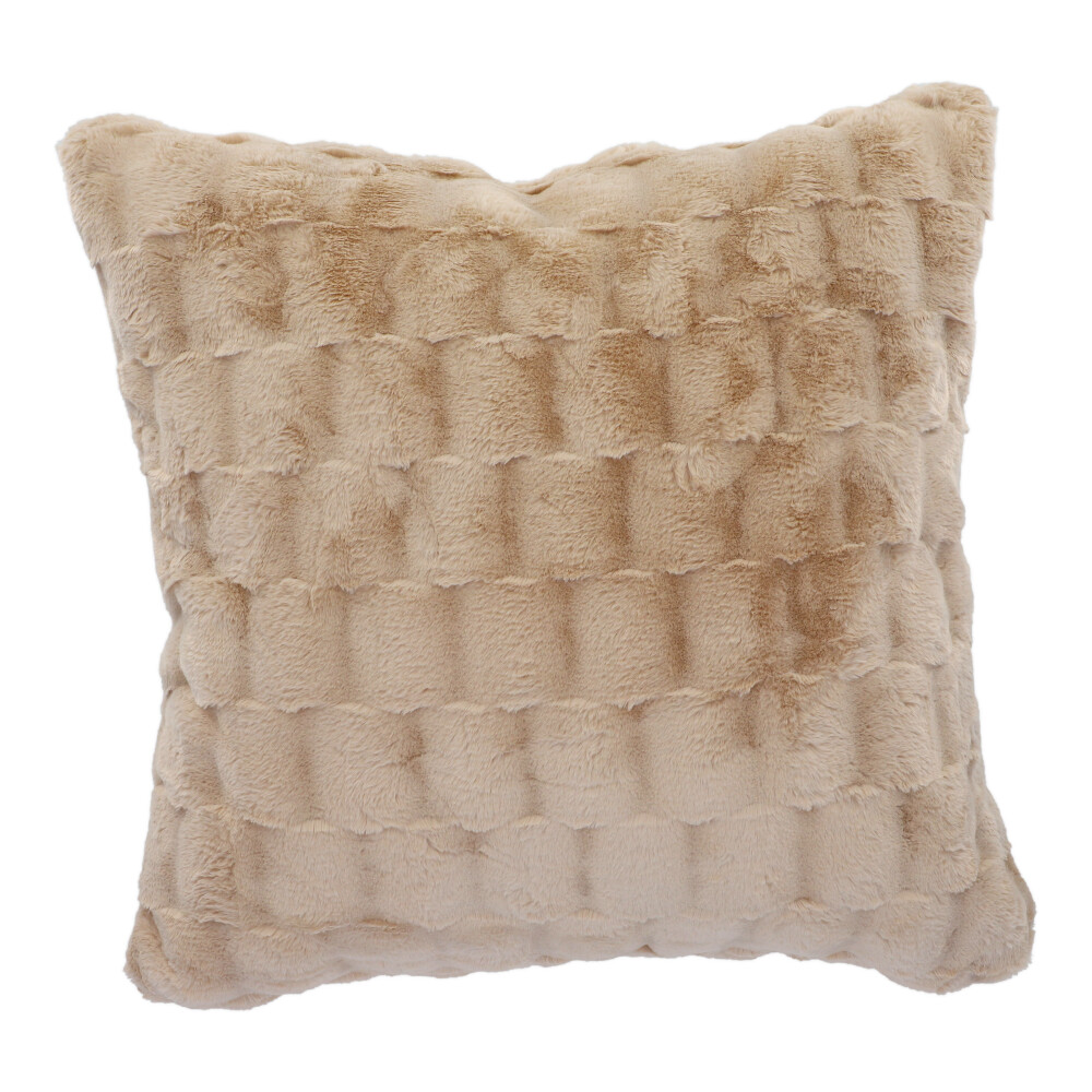 Zierkissenhülle ohne Füllung - Beige, Größe: 45 x 45 cm