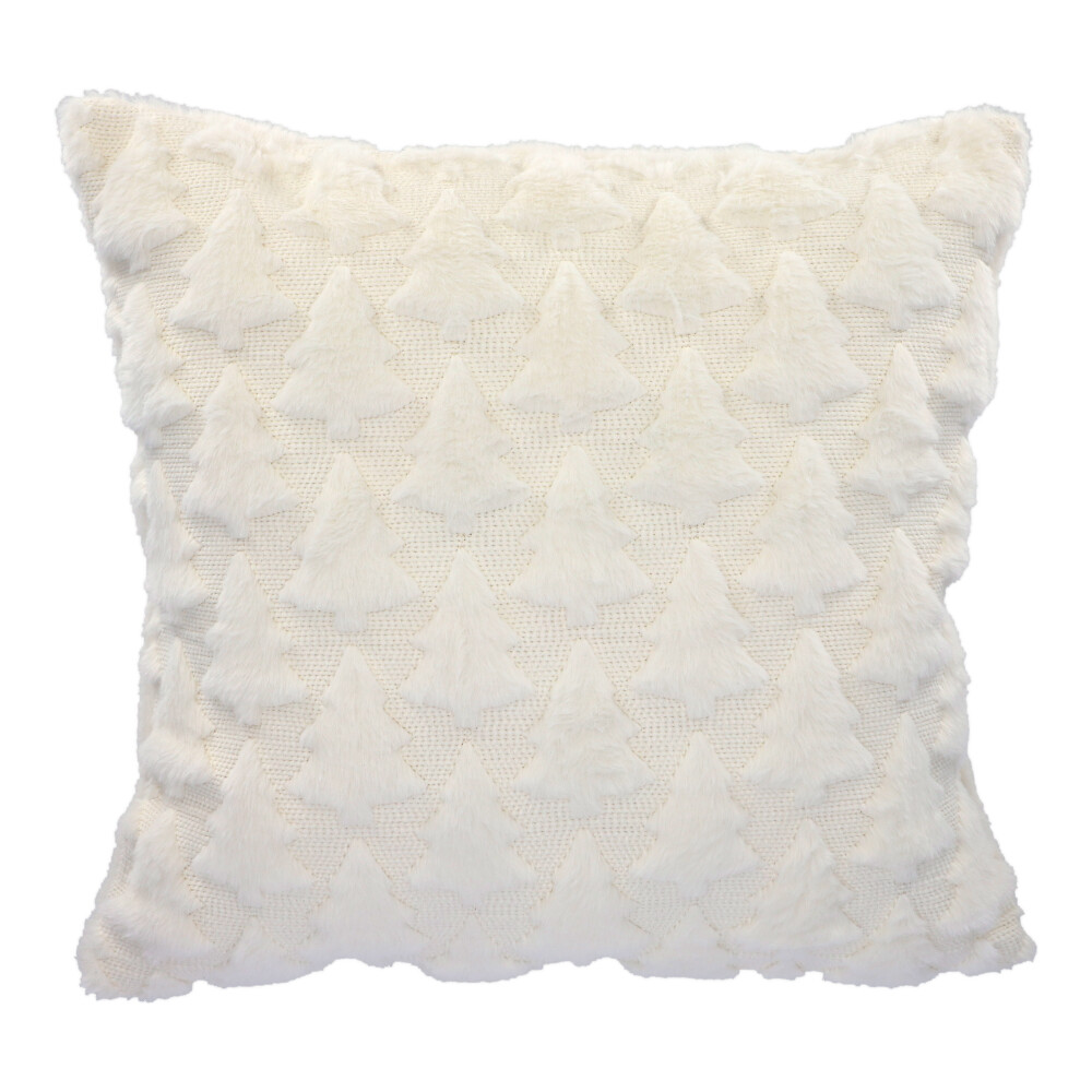 Zierkissenhülle ohne Füllung - Weiß, Größe: 45 x 45 cm