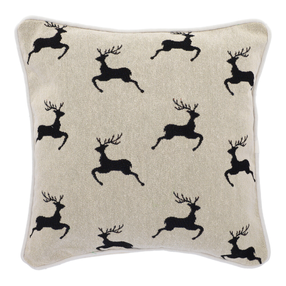 Zierkissenhülle ohne Füllung - Schwarz, Größe: 40 x 40 cm