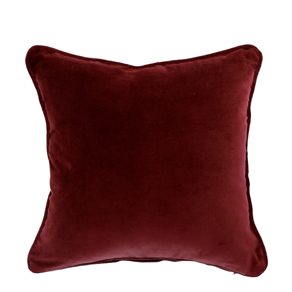 Zierkissenhülle ohne Füllung - Rotbraun, Größe: 40 x 40 cm