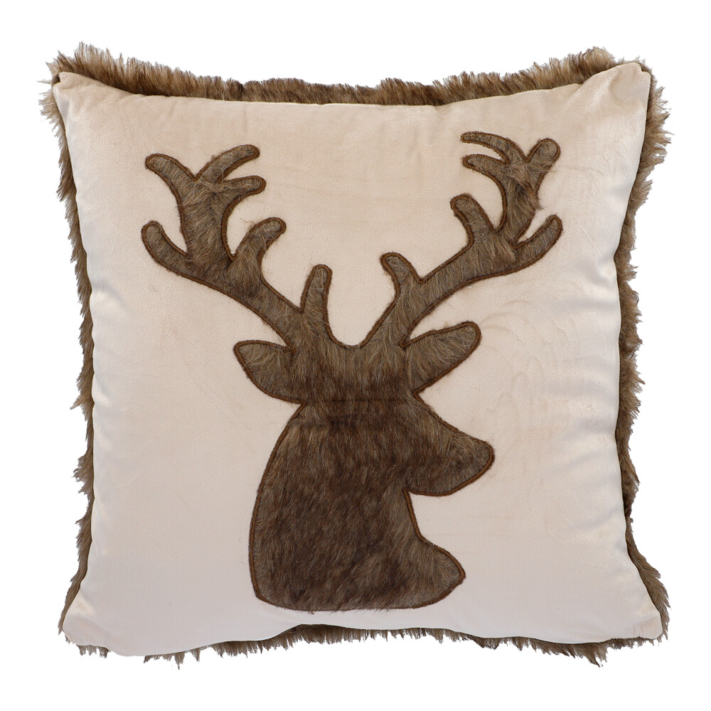 Zierkissenhülle ohne Füllung - Blassbraun, Größe: 45 x 45 cm