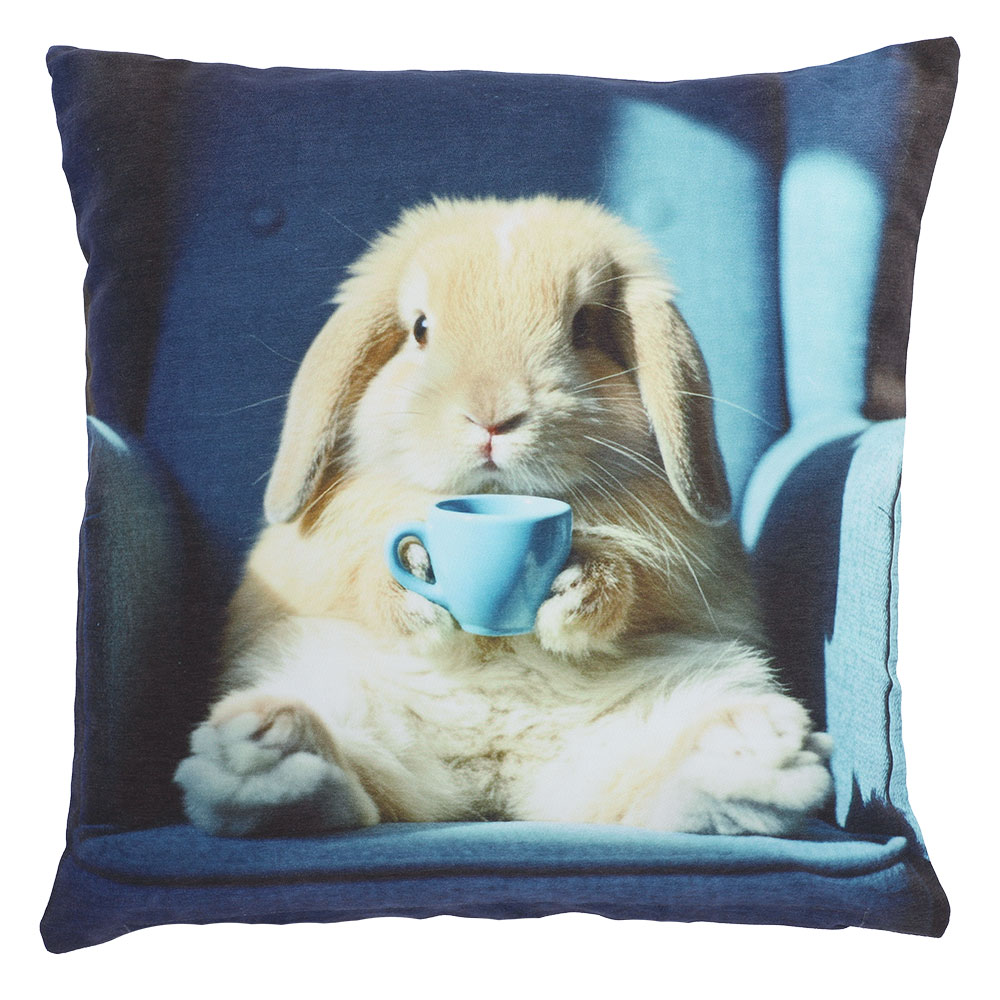 Zierkissenhülle ohne Füllung - Hell Blau, Größe: 45 x 45 cm