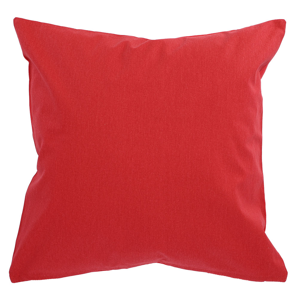 Zierkissenhülle ohne Füllung - Rot, Größe: 45 x 45 cm