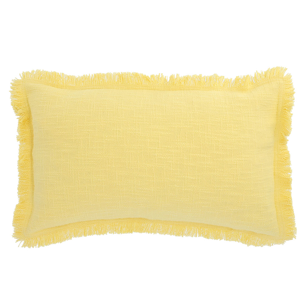 Zierkissenhülle ohne Füllung - Mittel Gelb, Größe: 30 x 50 cm