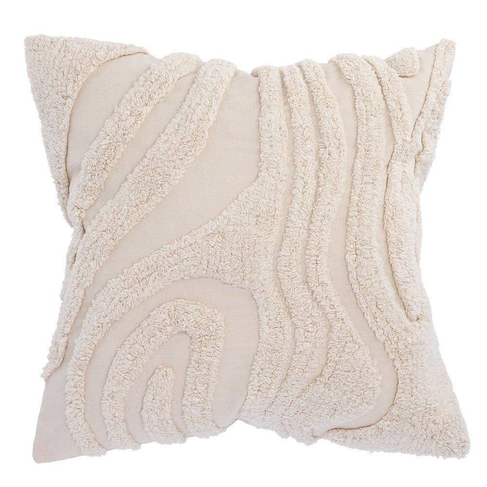 Zierkissenhülle ohne Füllung - Ecrue, Größe: 45 x 45 cm