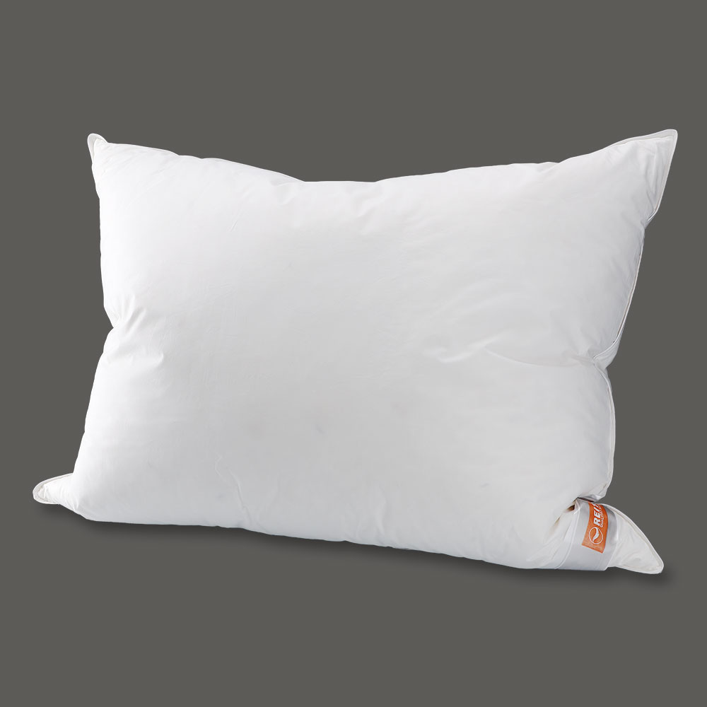 Weidegansdaunenpolster - Weiß, Größe: 70 x 90 cm